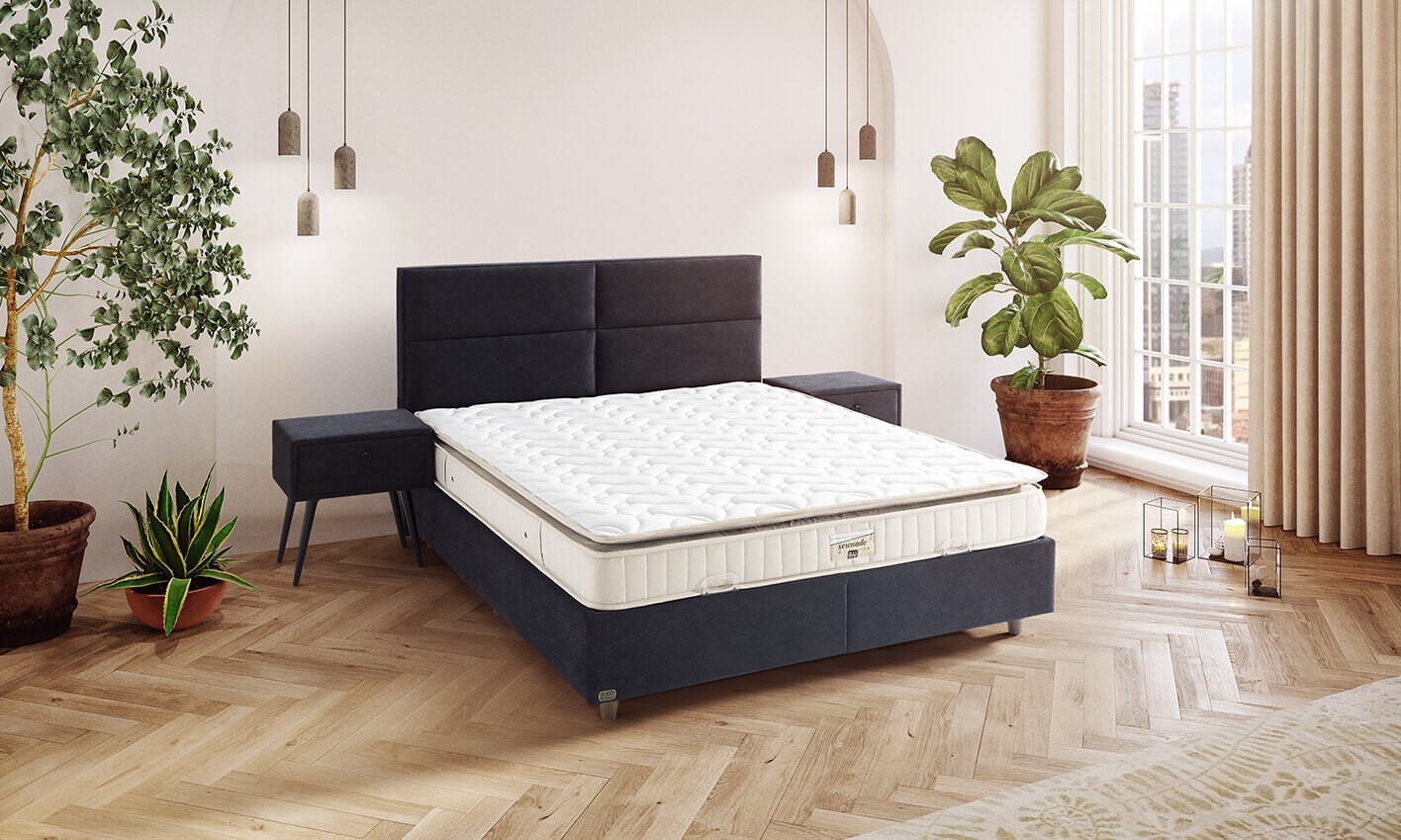 Cama doble para cualquier tamaño de colchón que desees - Elige cualquier color que desees