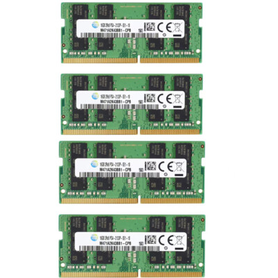 Samsung 64GB (4X16GB) DDR4 2133MHz PC4-17000 SODIMM Memory Ram