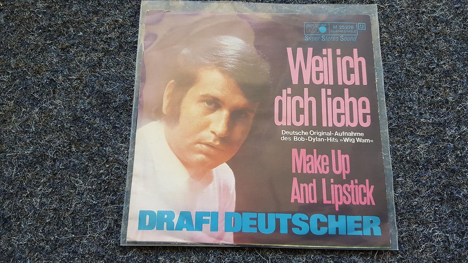 7"" Single Vinyl Drafi Deutscher - Weil ich dich liebe [Bob Dylan]