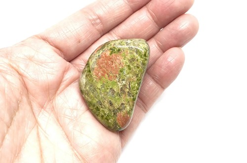 Unakite Jasper Genuine Stones 4pcs 145g Total "B" Grade USA SELLER - Picture 6 of 12