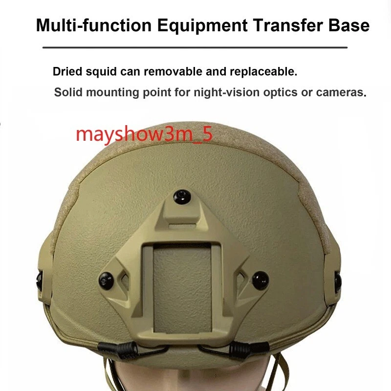 В США! Тактический пуленепробиваемый шлем легкий быстрый ответ безопасность один размер новый - Изображение 4 из 4