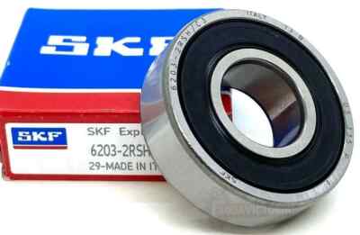 SKF 6203 2RSH C3 DEEP GROOVE BALL BEARING, RUBBER SEALED 17x40x12 mm