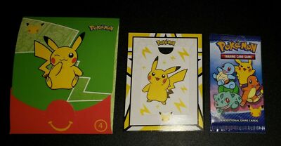 McDonalds Pokemon Cards 25th Anniversary Happy Meal Toys Booster Pack | eBay McDonalds Pokemon Cards 25th Anniversary Happy Meal Toys Booster Pack | eBay