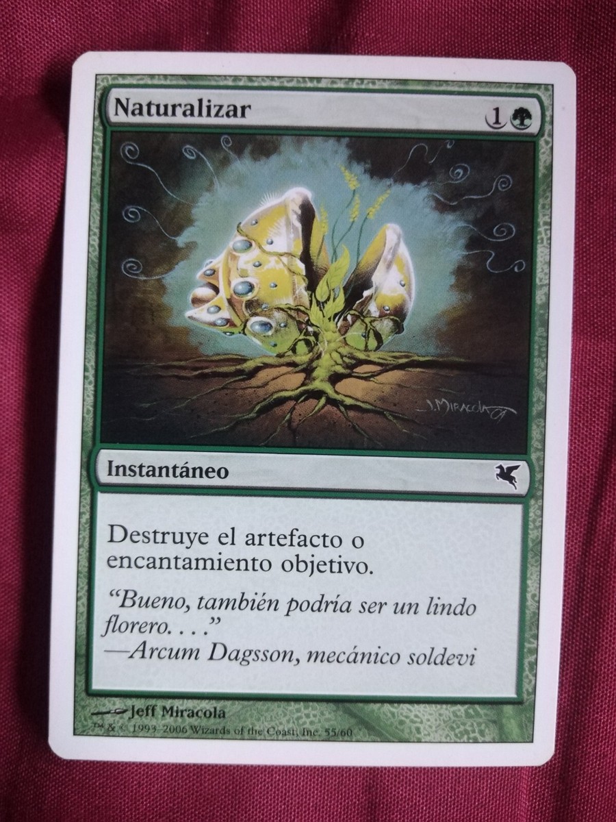 MTG Naturalize (Naturalizar) LP SPANISH VERY RARE Salvat-Hachette