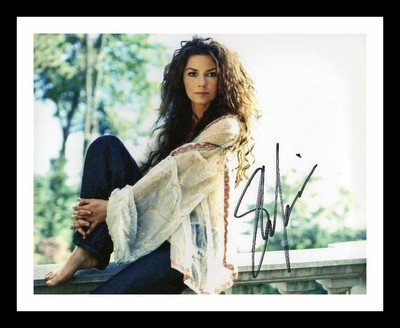SHANIA TWAIN AUTOGRAPHED SIGNED /& FRAMED PP POSTER PHOTO