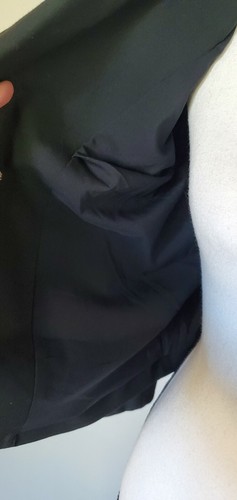 The Limited Cropped Blazer Bell Sleeves Women 6P Open Front Black NWT - Picture 8 of 10