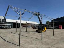 Stahlkonstruktion f&uuml;r Industriehalle 8x12x3 mtr Stahlbau Lagerhalle Gewerbehalle