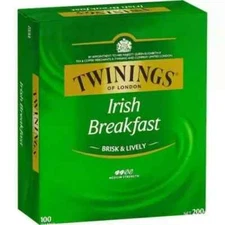 Twinings Irish Breakfast Tea Bags 100pk 200g Free Shipping World wide