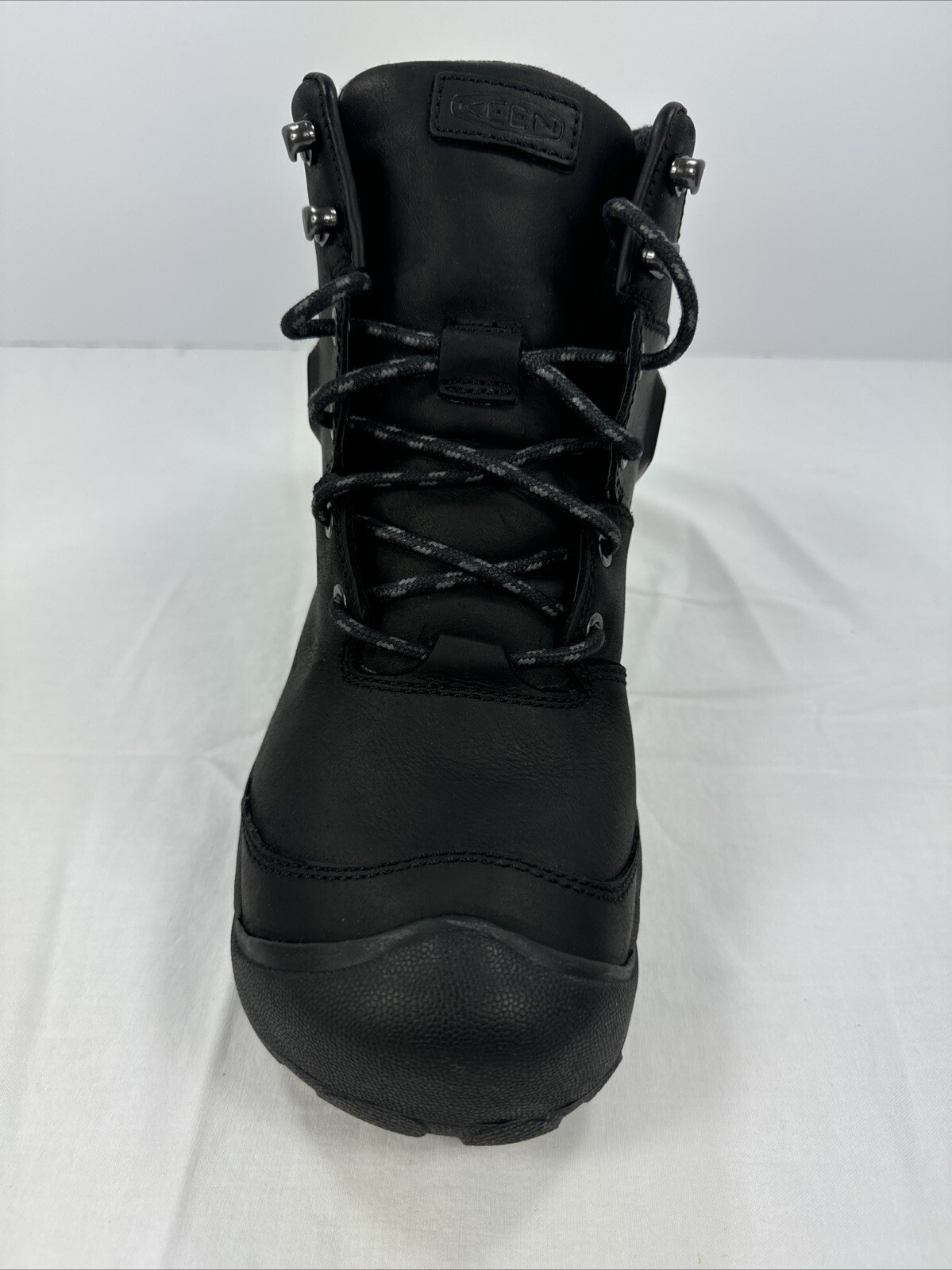 Stivali da trekking Keen uomo Targhee II Mid impermeabili taglia 10 nero nero nuovi con scatola