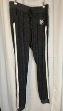 Justice Full Length Stretch Pockets Logo Jogger Drawstring NWT Free Ship 36x34"