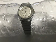 Women’s Vintage Delta Impex Watch Corp. Quartex Stretch Bracelet Watch