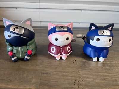 Mega Cat Project NARUTO Nyaruto Konoha's Cheerful Cats Mini Figure Sasuke Uchiha
