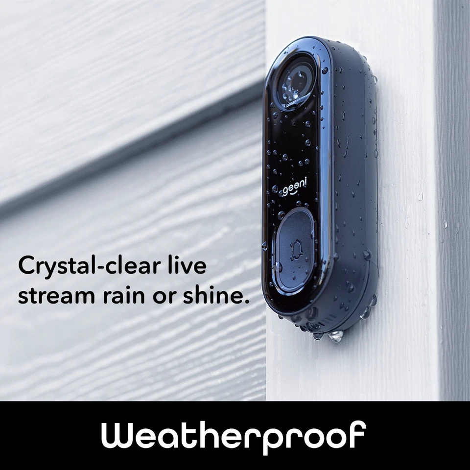 Timbre video con cable Geeni 1080p con control por voz timbre existente requerido Foto 4 de 4