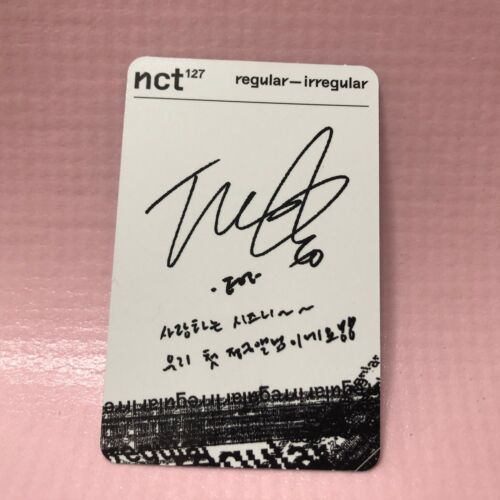 NCT 127 TAEIL Official PHOTOCARD 1st Album Regular-Irregular Photo 