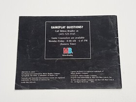 Captain Skyhawk Aut&eacute;ntico Original NES Nintendo Manual Solo