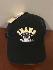 Idaho Vandals The Game Flex Fitted Hat Youth Boys Sz Football Basketball Black