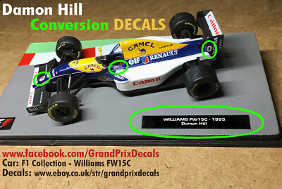 F1 Collection Williams FW15c 1993 Prost / Hill MISSING Camel