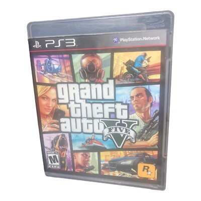 PS3　&　GTAⅴ Sony PS3 - Grand Theft Auto V 5 GTA V - Complete w/ Manual & GTA