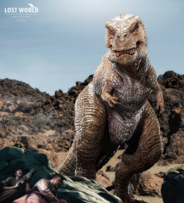 #ad New W DRAGON Tyrannosaurus rex Dinosaur Statue Animal Model Display A Version $161.99