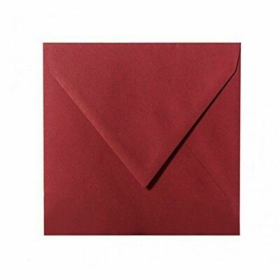 Paper24Plus # 25 St. Bordeaux  feuchtklebend -15,5 x 15,5 cm 155 x 155 mm