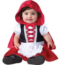 Baby Girls InCharacter RED RIDING HOOD Costume Size 6 12 18 Month cape skirt NWT