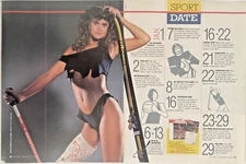 Kathy Ireland Model Vintage 1989 Magazine Advertisement