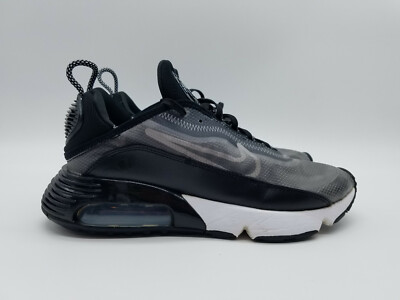 Nike Air Max 2090 Men's Size 9.5 Running Shoes Black Gray White | eBay