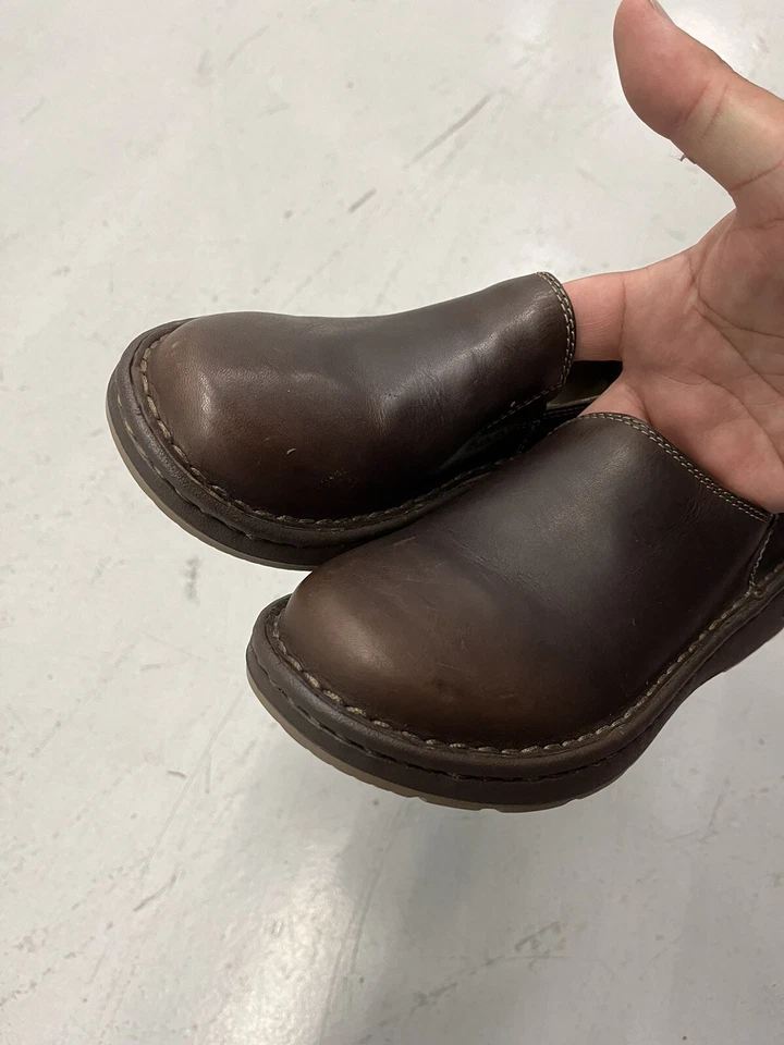 Sapato Feminino Chaco Zaagh Gunnison Couro Marrom Sola Vibram Tamanho 6.5 Tamanco Slip On - Imagem 4 de 4