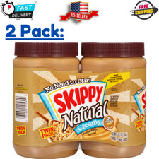 SKIPPY Natural Creamy Peanut Butter Spread - 5 LB Pack Of 2