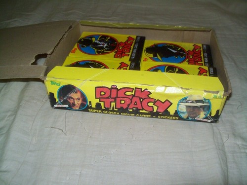 Topps 1990 Dick Tracy Movie Cards & Stickers In Original Box - Picture 5 of 7