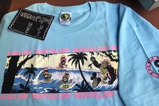 80's T&C Surf Designs T-shirt Men's Large Sky Blue