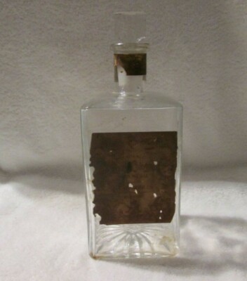 Antique J&E Atkinson Gold Medal Cologne Perfume Bottle London Large Circa 1880