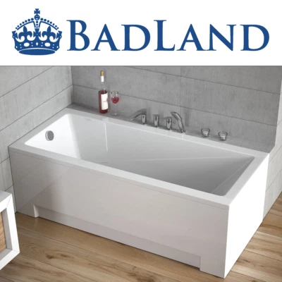 BESCO Rechteck Badewanne Wanne Acryl 170x70 AcrylSchürze Ablaufgarnitur Füße GRATIS