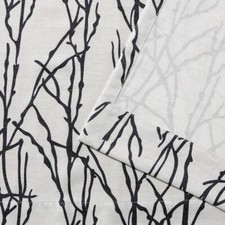 Exclusive Home Branches Linen Blend Grommet Top Curtain Panel Pair, 54"x84",