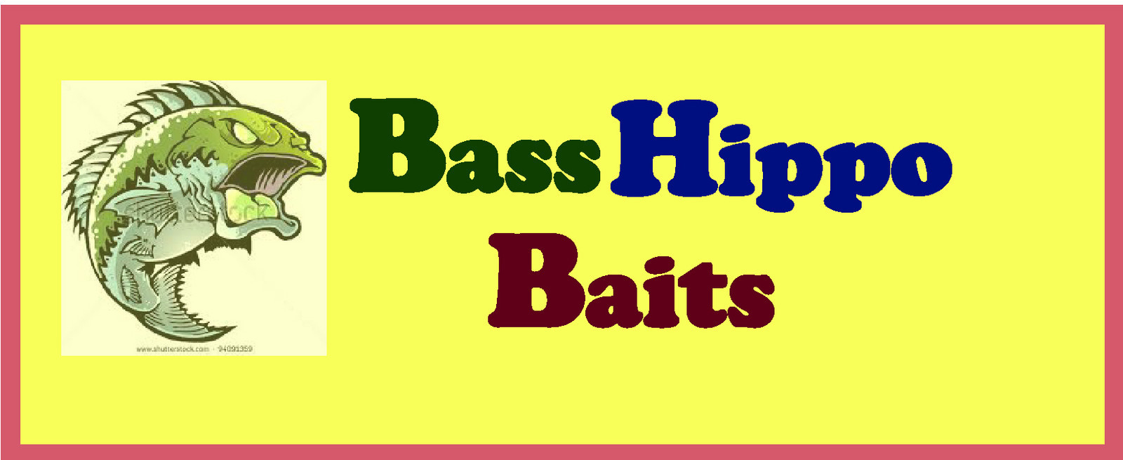 BassHippo fish worms 4" watermelon chartreuse Pack of 15 eBay