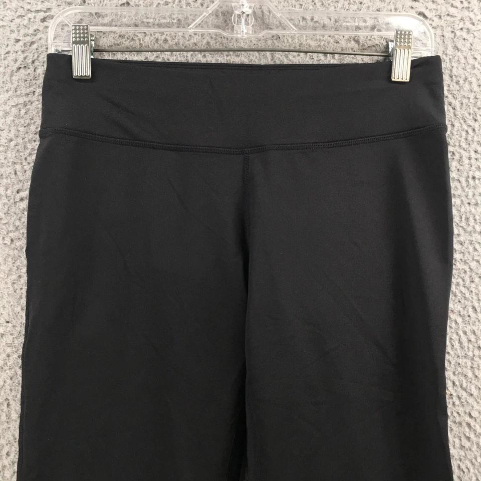 Calvin Klein Capri Leggings Womens L (actual 29x20) Black Low Rise Elastic Waist - Image 2 of 4