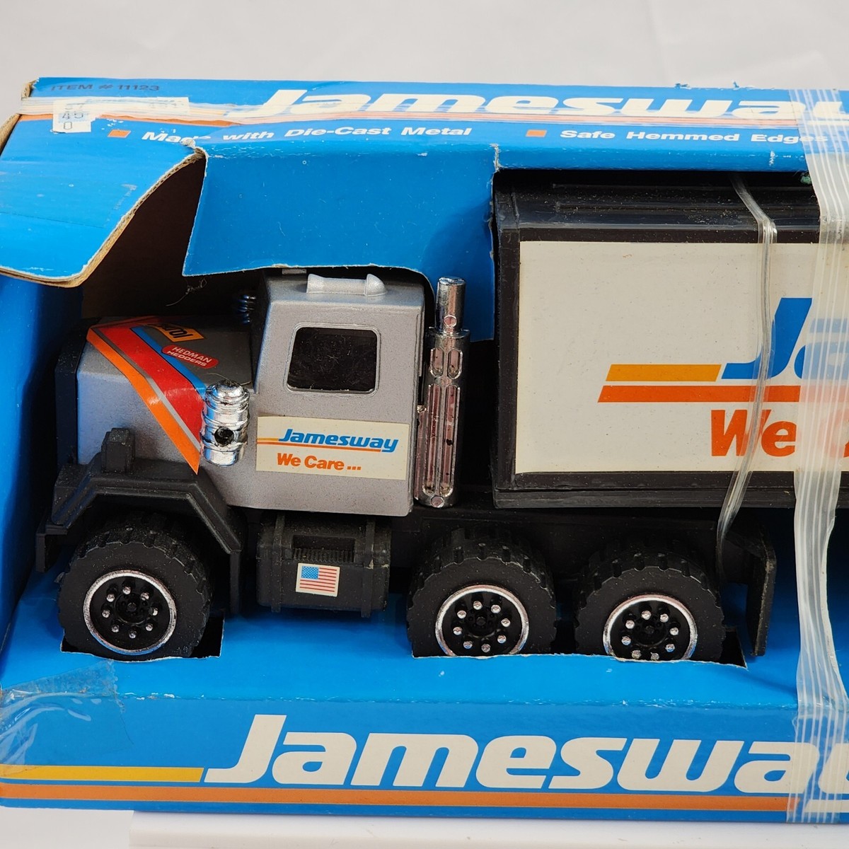 Vintage Jouet Toy Camion Man Diesel Turbo Semi-R Made in