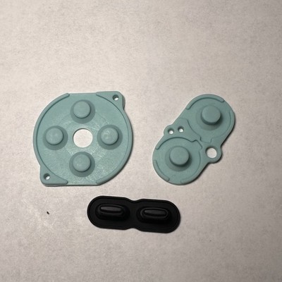Replacement Nintendo Game Boy Color GBC Silicone Rubber Button Pads Set