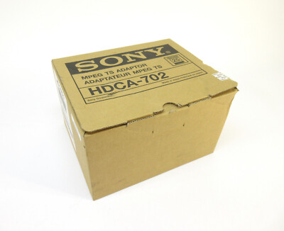 Sony HDCA-702 XDCAM Camcorder MPEG TS Adapter