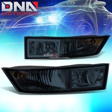 For 07-14 Cadillac Escalade Smoked Lens Pair Bumper Fog Lightlamp
