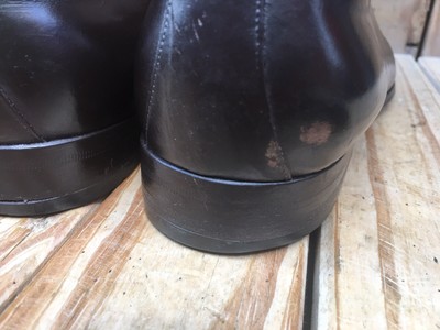 Gucci 206625 brown cap toe Mens leather dress shoes UK 6 USA  display picture 1