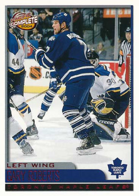 2003-04 Pacific Complete RED #327 GARY ROBERTS - 99/99 !!! Toronto Maple Leafs