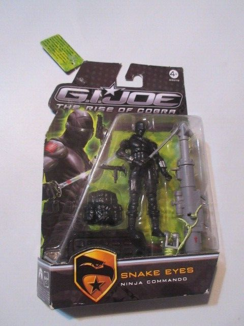 Figurine G.I. Joe Snake Eyes 2008 – Rise Of Cobra – Hasbro, Complète