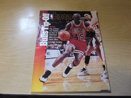 1995 NBA HOOPS MAGAZIN MIT MICHAEL JORDAN AUF COVER - Bild 1 von 2
