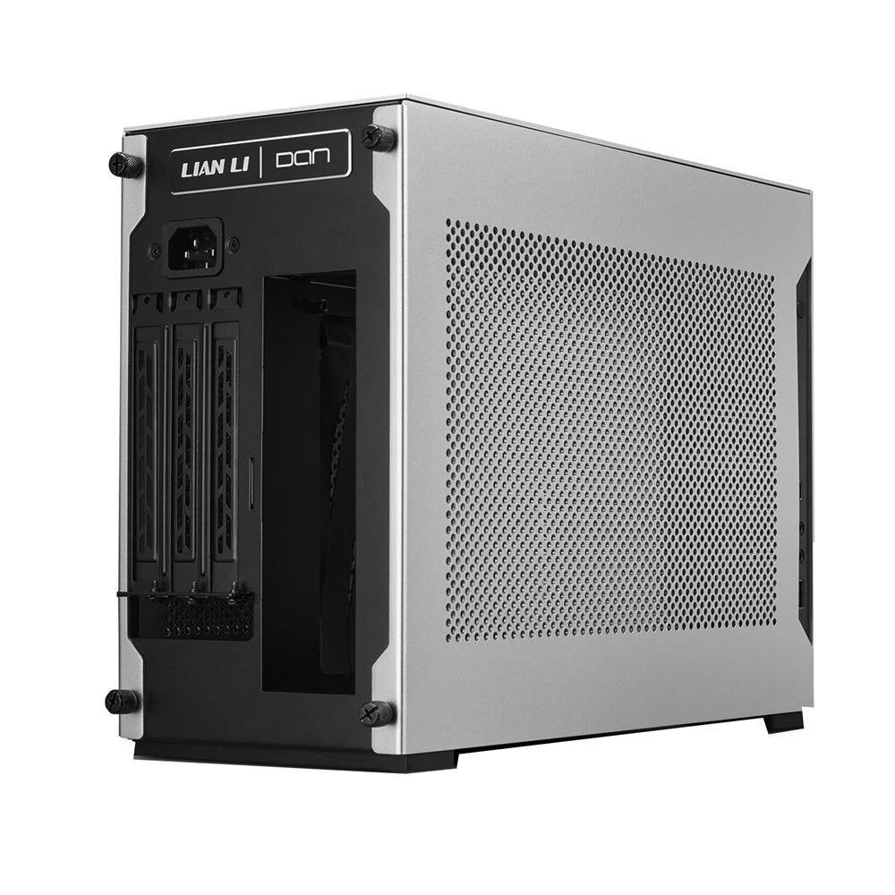 LIAN LI DAN A4-H2O PCIe 4.0 PCケース Lian Li x DAN A4-H2O PCIe 4.0 Silver Mini-ITX Computer Case (G99