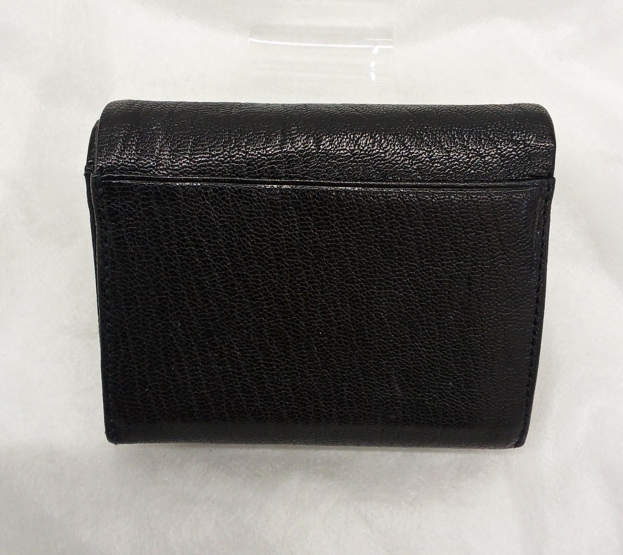 Two fold wallet Black Model Goat Basic 44362 12 g… - image 2