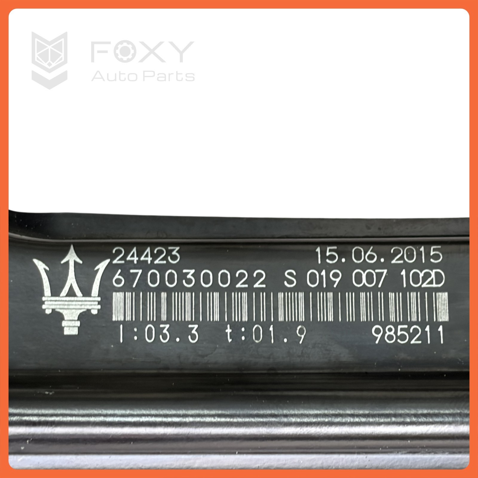 Maserati Ghibli 2014-2017 Rear Right Window regulator