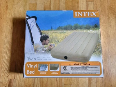 Intex TWIN Size Classic Downy Inflatable Air Bed Mattress 75 x 39 x 8 3/4in