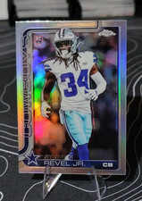 2025 Topps Chrome NFL Shavon Revel Jr. Dallas Cowboys Rookie Refractor #301