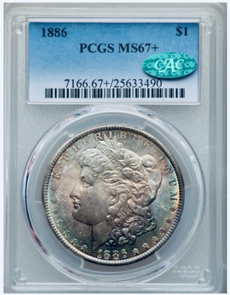 MS 67 Graded 1886 Year Morgan US Dollars (1878-1921) for sale | eBay